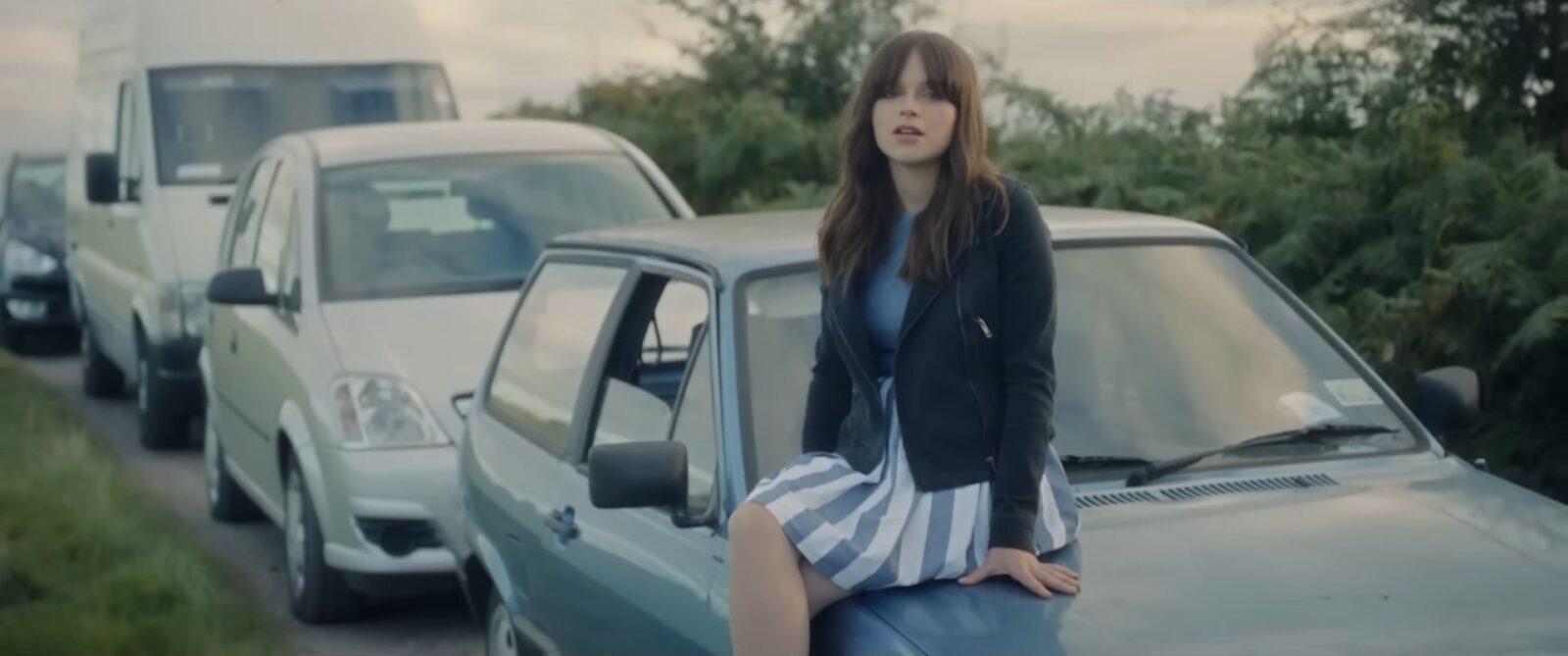 Gabrielle Aplin Please Don't Say You Love Me music video, styled by London fashion stylist Hollie Lacayo