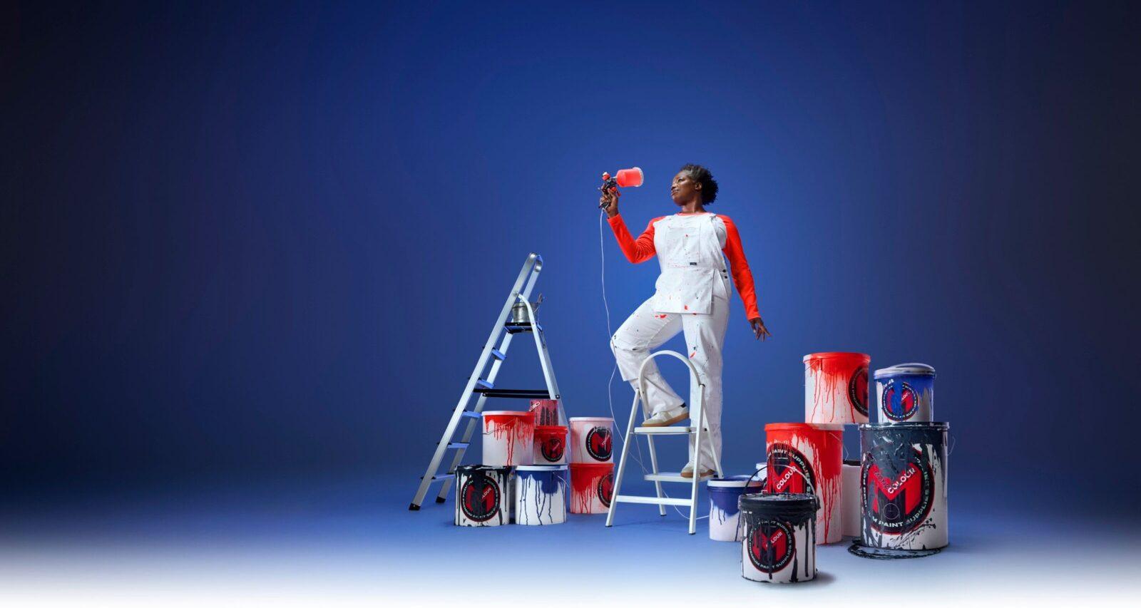 Monzo campaign with photographer Jacob McFadden, styled by London fashion stylist Hollie Lacayo